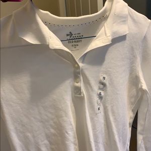 Long sleeve polo shirt